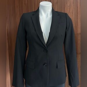 Banana Republic Classic Black Blazer size 4P